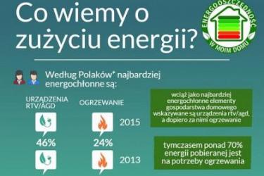 Polacy wciąż nie wiedzą co pochłania najwięcej energii w ich domach