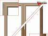 Energooszczędne okna PVC z drewnopodobną strukturą Real Wood